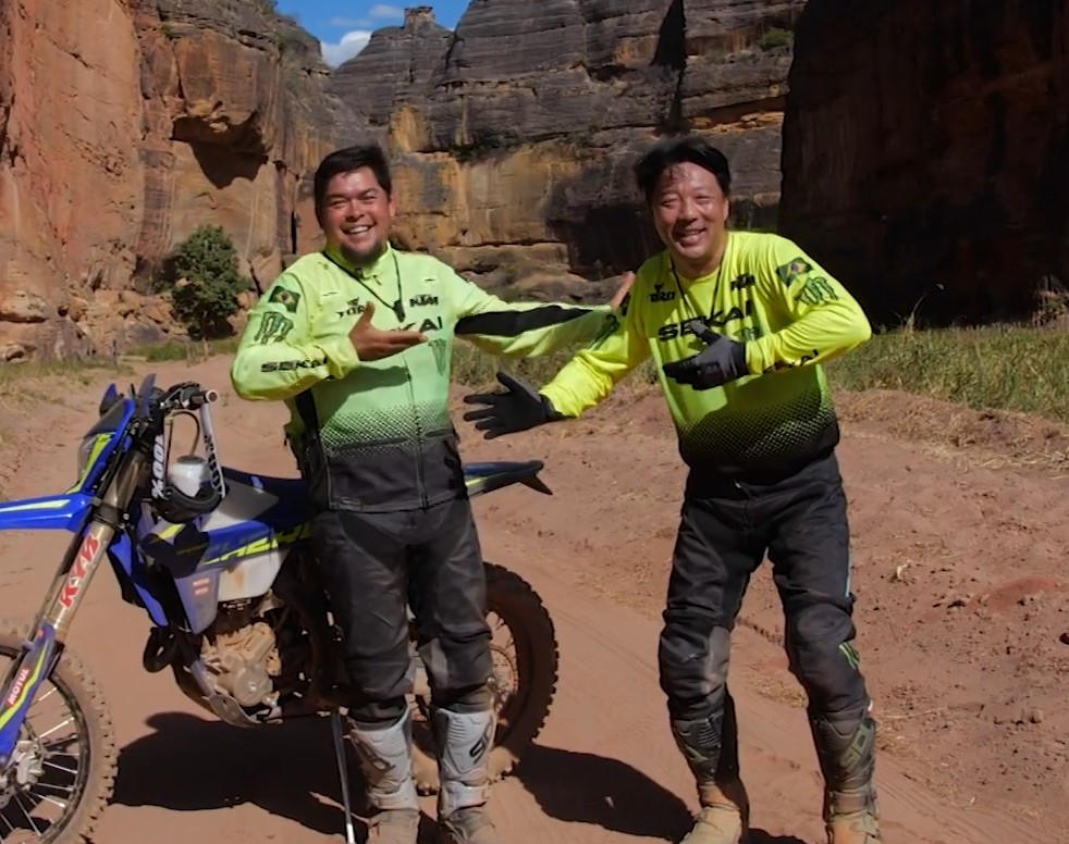 Hajime Yokoyama e Ernesto Jun Watashi, fundadores da Sekai Experience